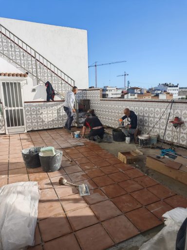 Reforma de patios y terrazas